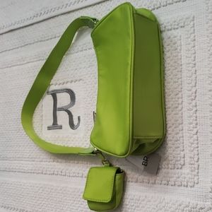 BP LIME GREEN SHORT PURSE OR CLUTCH